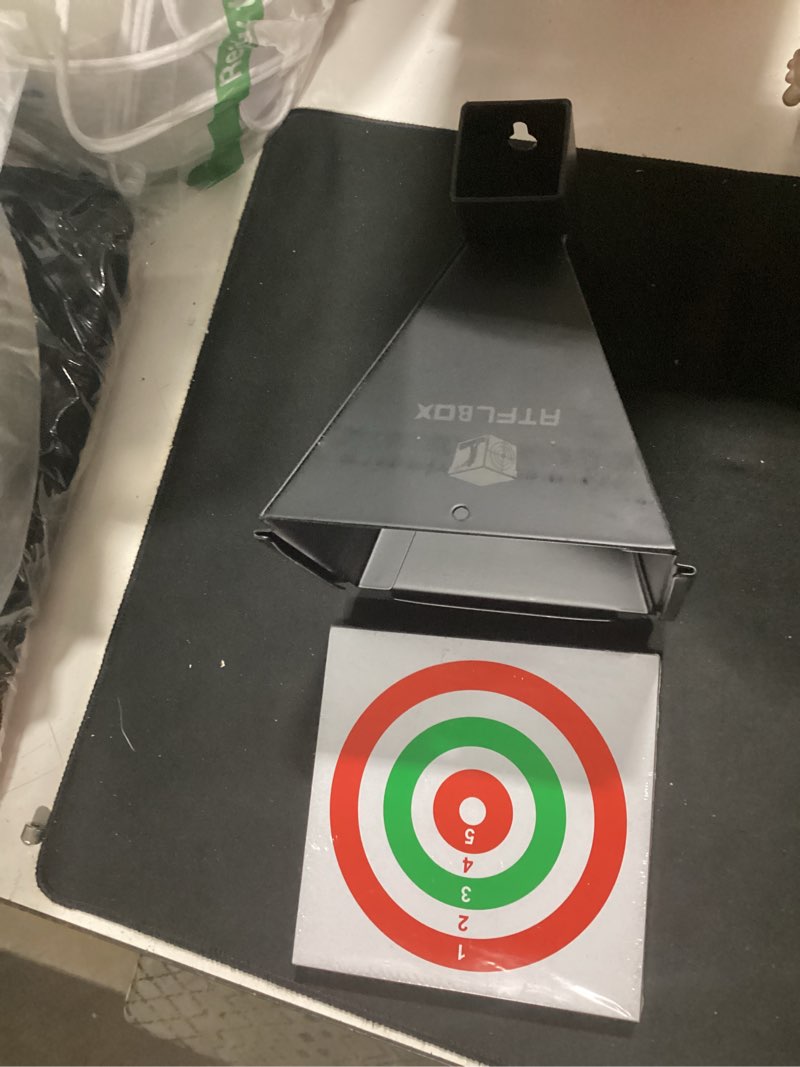 Condition photo showing New/Like New for atflbox bb gun trap with 50pcs paper target bullet catcher shooting target for airsoft, pellet, rifle target and paper
