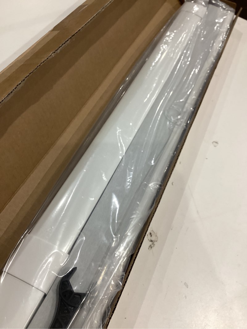 Condition photo showing Good Condition for LazBlinds No Tools No Drill Cordless Cellular Shades, Blackout Light Blocking Honeycomb Shades for Home, Thermal Insulation Blinds for Windows, 28" W x 64" H, White Blackout-white 28" W x 64" H