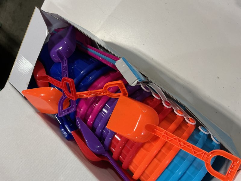 Condition photo showing Good Condition for ArtCreativity 6" Beach Sand Castle Buckets and Shovels Set – 12 Pails Buckets and 12 Shovels with Sand Castle Building Toys – Fun Summer Beach Toys for Boys and Girls