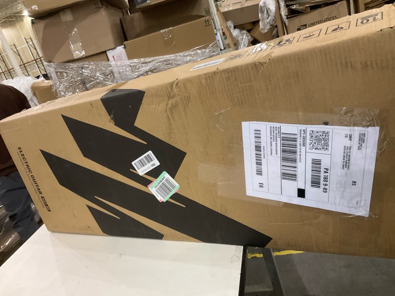 Condition photo showing Good Condition for DONNER DST-80 Electric Guitar 39” Beginner Electric Guitar Kit with Amp, Classic SSS Pickup Complete with Gig Bag, Tuner, Capo, Strap, Picks, and Free Online Lessons Matte Black