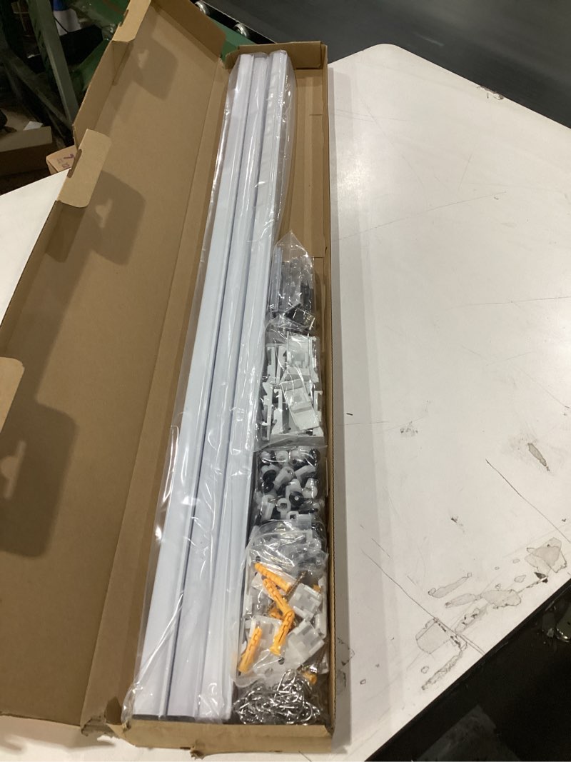 Condition photo showing New/Like New for Curtain Track for Ceiling or Wall, Heavy Duty Aluminum Alloy with Smooth Sliding, Easy to Install, White, 3ft To 15ft White 15 ft