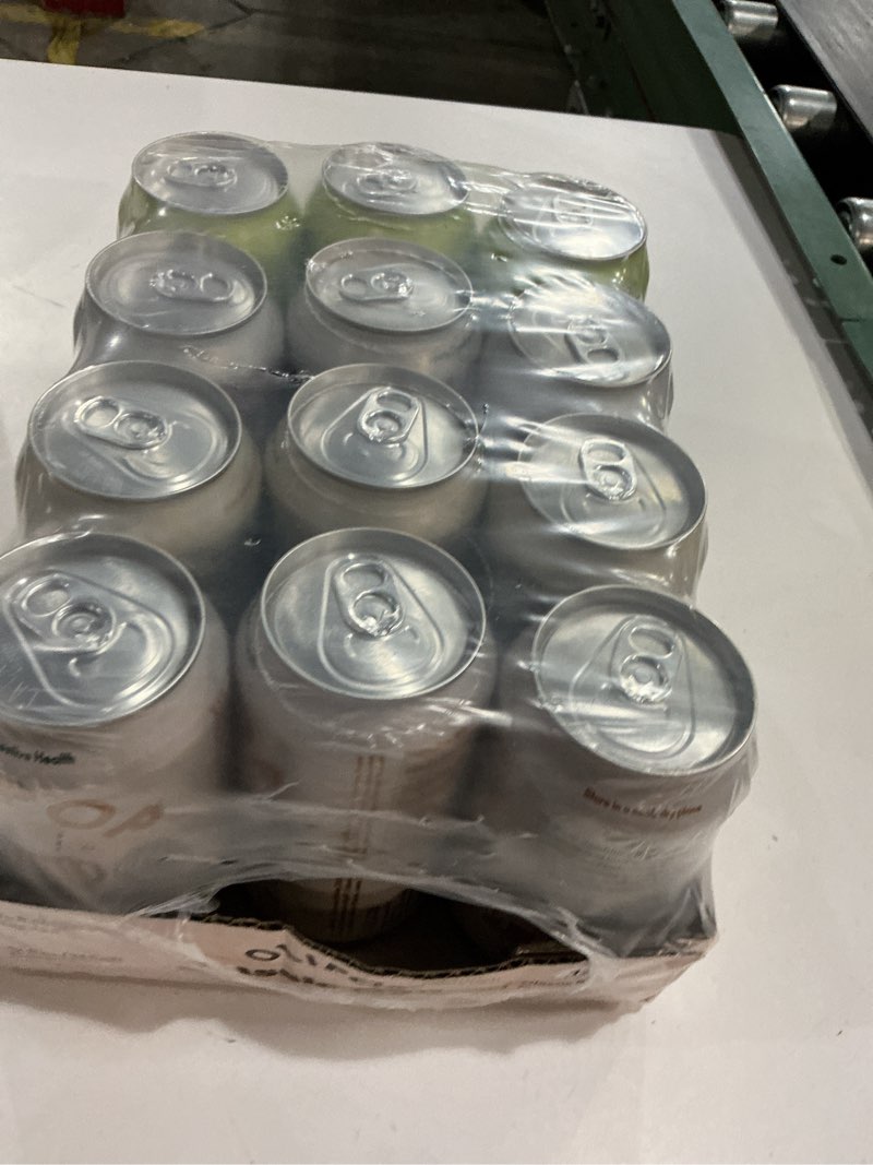 Condition photo showing New/Like New for OLIPOP Prebiotic Soda Pop, Classic Soda Variety, Pantry Pack Packed with Prebiotics, Fiber, and Botanicals, Gluten Free, Vegan, GMO Free, 12oz (12-Cans) (03/17/2027)