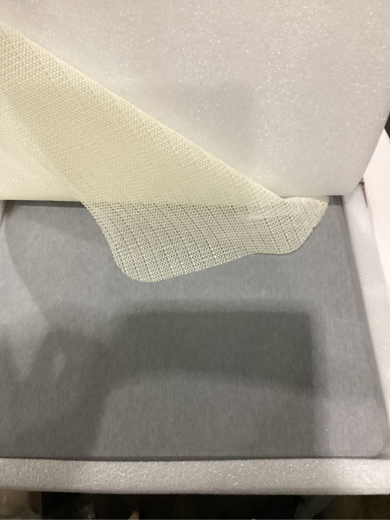 Condition photo showing New/Like New for Stone Bath Mat, Dries Quickly, Non-Slip Diatomaceous Earth Stone Bath Mats for Bathroom, Super Absorbent, Easy to Clean, 23.5" x 15.5" Light Gray