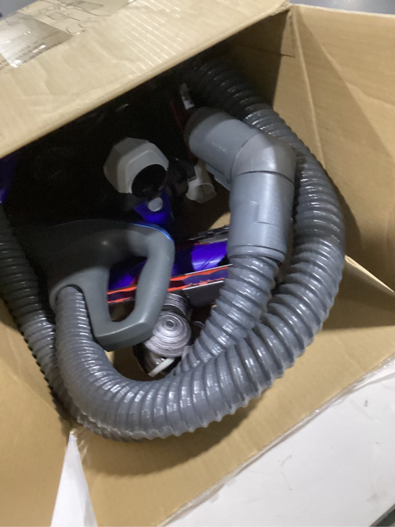 Condition photo showing As Is for Eureka Lightweight Powerful Upright Vacuum Cleaner for Carpet and Hard Floor, PowerSpeed, New Model,Blue,black/New Model