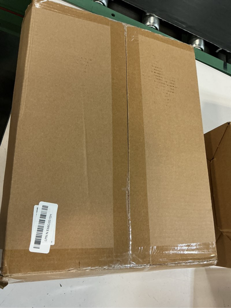 Condition photo showing New/Like New for 25 pack garden animal barrier fence, 17in (h) x 27ft (l) no dig fence, rustproof metal garden fencing bordere, decorative fencing panel for dog rabbits ground stakes defense and outdoor patio 25 panels, 27ft(l) x 17in(h) black