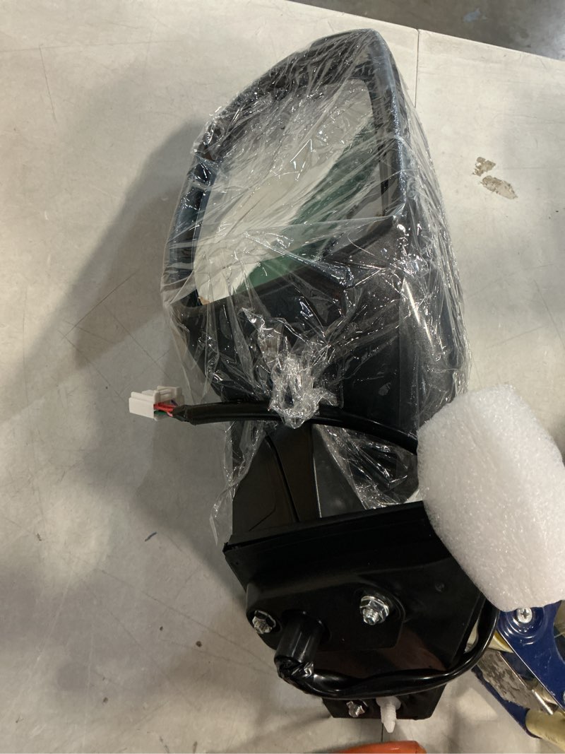 Condition photo showing Good Condition for driver side mirror compatible with honda cr-v 2017-2022 rear view mirror with heated blind spot detection turn signal manual folding ?modern steel metallic? l-9 pins modern steel metallic