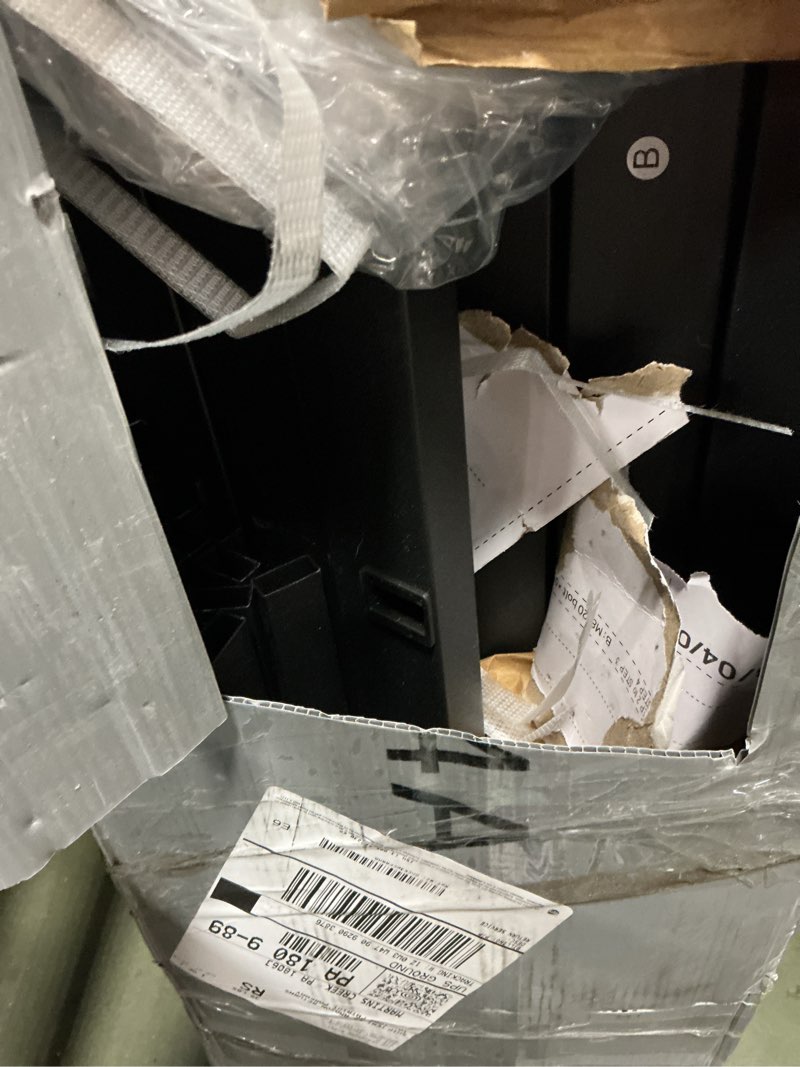 Condition photo showing As Is for Hunlostten 14in Full Size Bed Frame No Box Spring Needed, Heavy Duty Metal Platform Bed Frame Full w