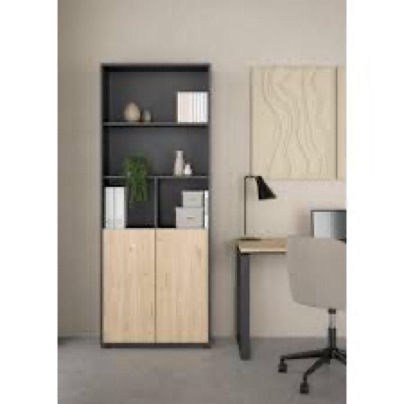 Embrie 6 Shelf Boockase, Home Office Storage Cll. 2/2