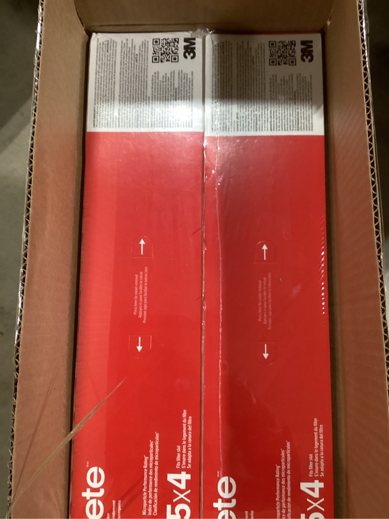 Condition photo showing New/Like New for filtrete 20x25x4 ac furnace air filter, mpr 1000, merv 11, fits honeywell & aprilaire space-gard, allergen defense, electrostatic air cleaning filter, 2-pack (actual size 19.88 x 24.63 x 4.31)