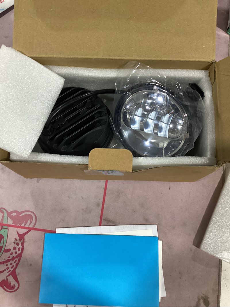 Condition photo showing Good Condition for sktyants 4.5 inch housing bracket mount ring bracket for fog passing light lamp motorcycle touring electra (black)