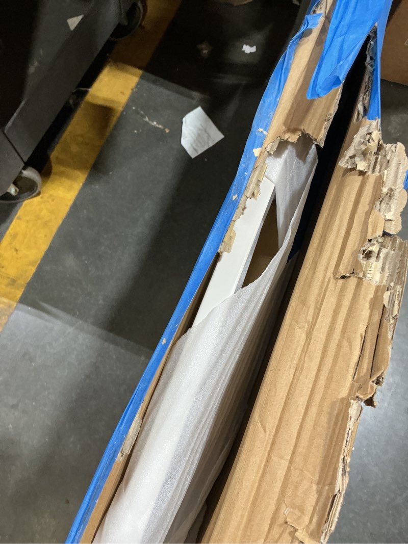 Condition photo showing New/Like New for snuowu 51"-87" extra tall pet gate for cats, 29.5"-40.5" wide pressure mounted no-drilling safety dog gate, metal walk-thru barrier for doorways, stairs, kitchens, white white height:51-87"/129-220cm
