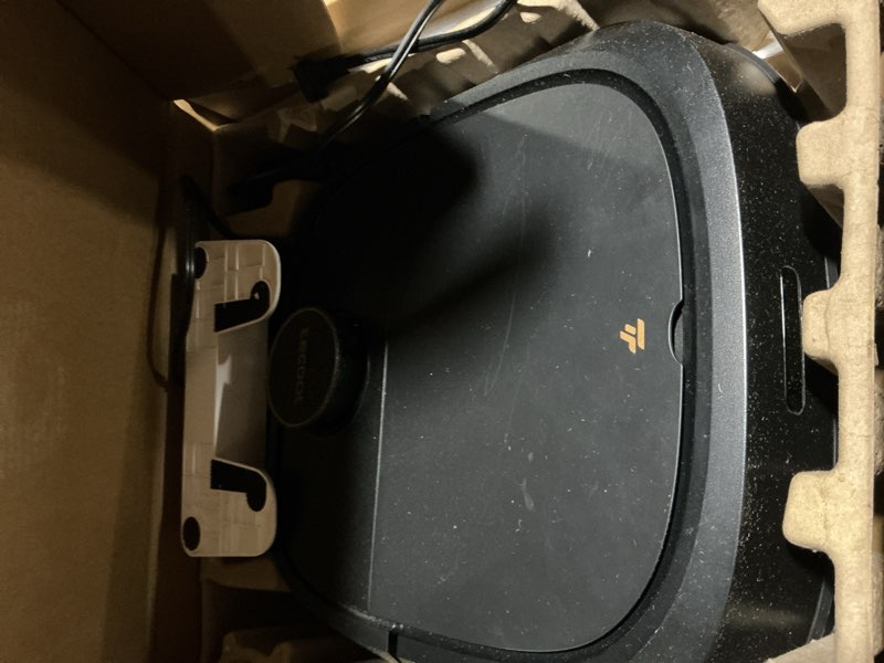 Condition photo showing As Is for TECBOT M1 Pro Robot Vacuum and Mop - LiDAR Robotic Vacuums Cleaner for Home with Pet Hair, Carpet, Hardwood Floors, Auto Smart Mopping, Self Cleaning, Avoids Obstacles, Voice Control, Black