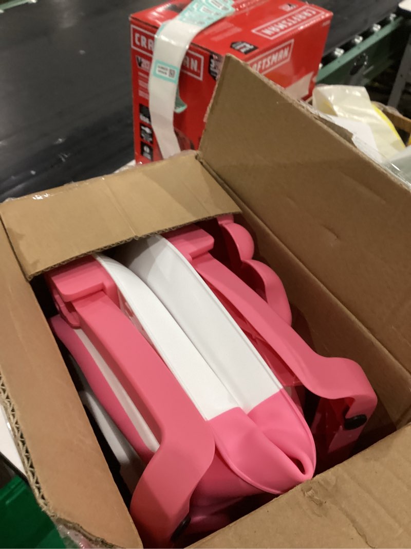 Condition photo showing New/Like New for Collapsible Baby Bathtub for Newborns with Thermometer and Soft Floating Cushion Portable and Foldable Travel Baby Girl Bath Tub for Infants to Toddler 0-36 Month (Pink)