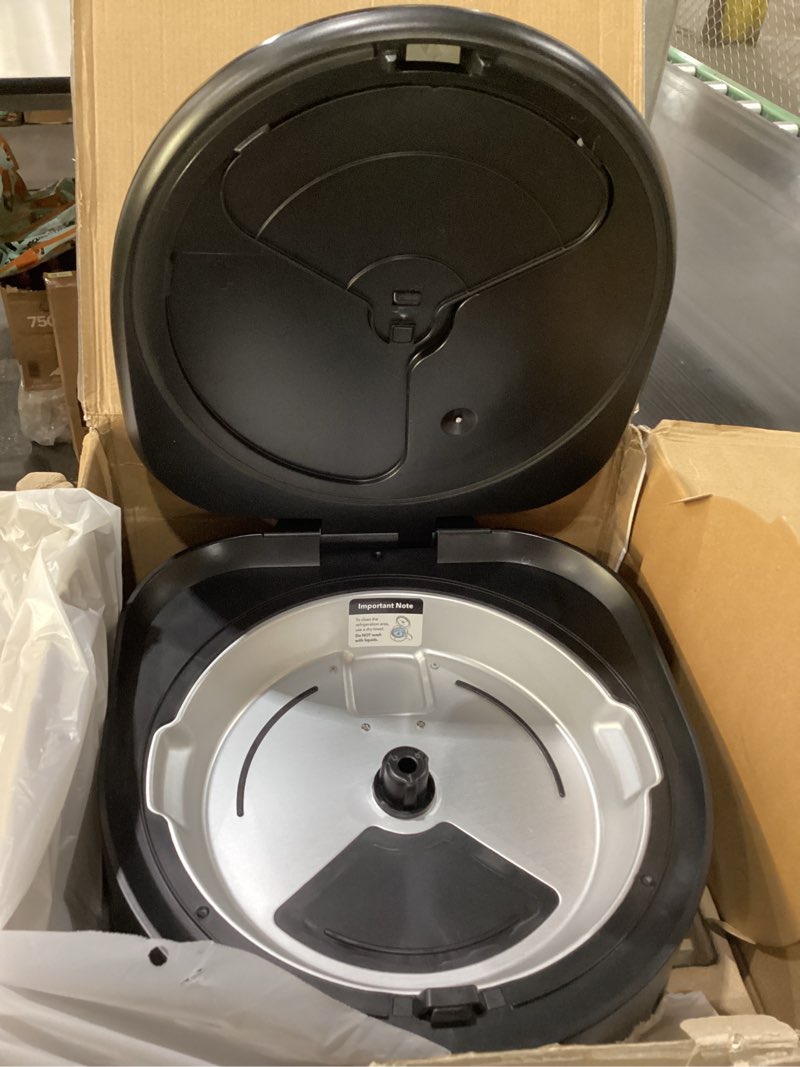 Condition photo showing As Is for MISSING CAT FOOD TRAY PETLIBRO Automatic Cat Feeder Wet Food with Stainless Steel Bowl, Refrigerated Auto Cat Feeder with Semiconductor Cooling, 3 Fresh Meals for 3 Days, App-Controlled Pet Food Dispenser, Easy to Clean Black Feeder
