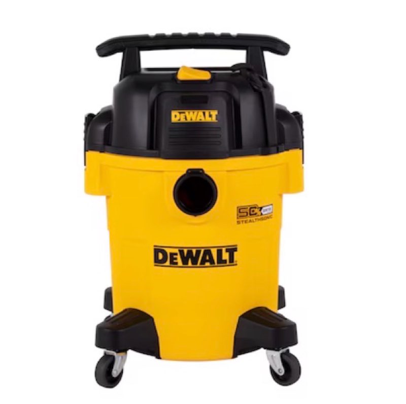 dewalt stealthsonic quiet 6-gallon 4 hp corded wet/dry shop vacuum with accessories included