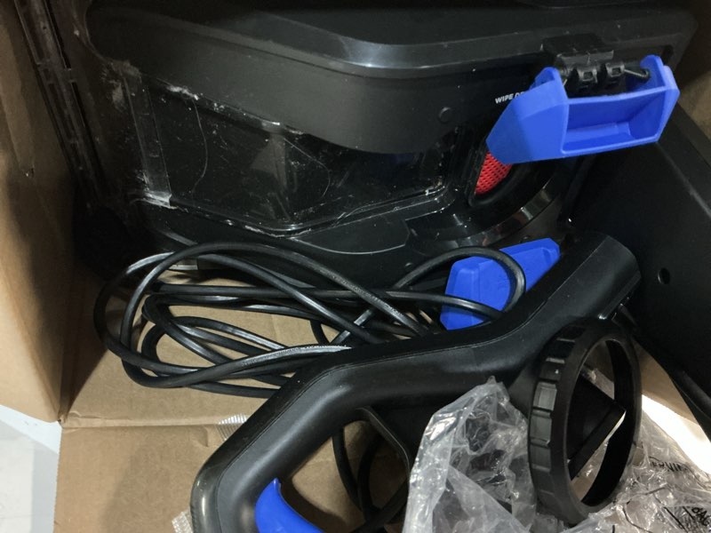 Condition photo showing As Is for bissell turboclean, upright carpet cleaner, pro max clean & protect + oxy urine eliminator formula included, 3952