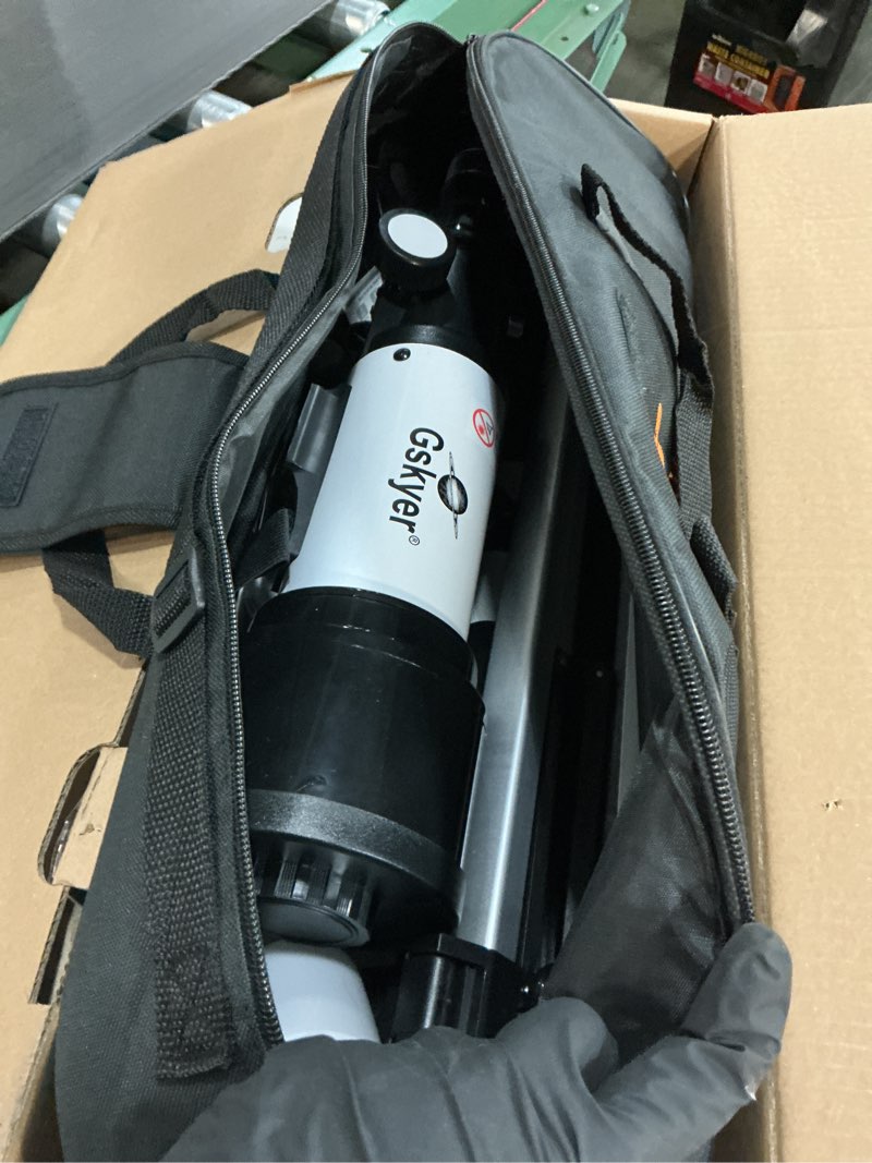 Condition photo showing Good Condition for Gskyer Telescope, 70mm Aperture 400mm AZ Mount Astronomical Refracting Telescope for Kids Beginners - Travel Telescope with Carry Bag, Phone Adapter and Wireless Remote.