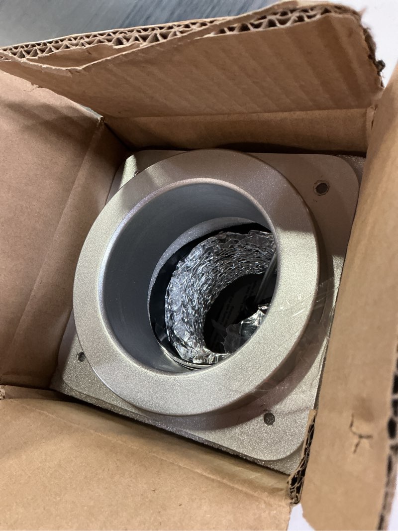 Condition photo showing Good Condition for dvc-180 magnetic dryer vent coupling connector kit easy to clean quick connector including a 3.3ft 4" duct and two clamps