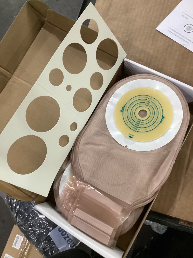 Condition photo showing Good Condition for ouchan 20 pcs colostomy bags,ostomy supplies,one piece drainable ostomy pouch with velcro closure for ileostomy bags stoma care, 15mm-64mm cut-to-fit