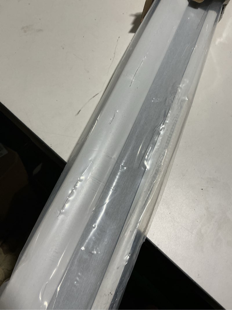 Condition photo showing Good Condition for Joydeco No Tools No Drill Window Blinds for Indoor Windows, Blackout Shades Cellular Shades Cordless, No Drill Blinds for Windows, Window Shades for Home, Bedrooms, Doors (White, 56" W x 64" H) White - No Drill Design 56"W x 64"H