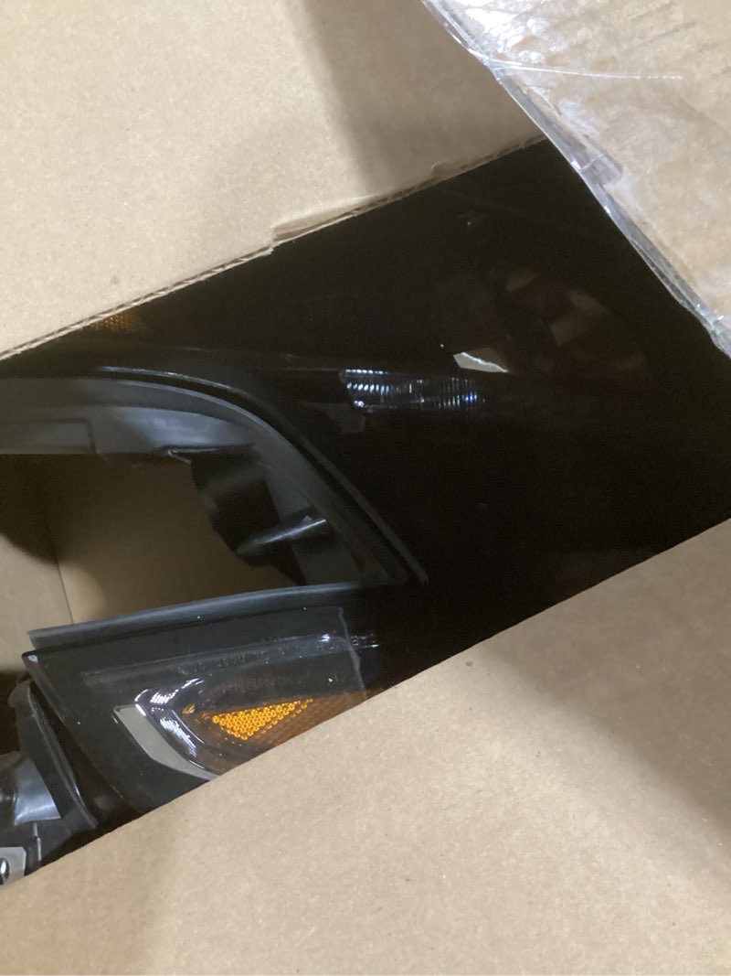 Condition photo showing As Is for Right Passenger Side HID/Xenon Headlight Assembly Compatible with 2015-2020 Chevy Tahoe Suburban w/LED DRL Headlamp, Replace OE# GM2503405 Passenger Side For Xenon Headlight Model