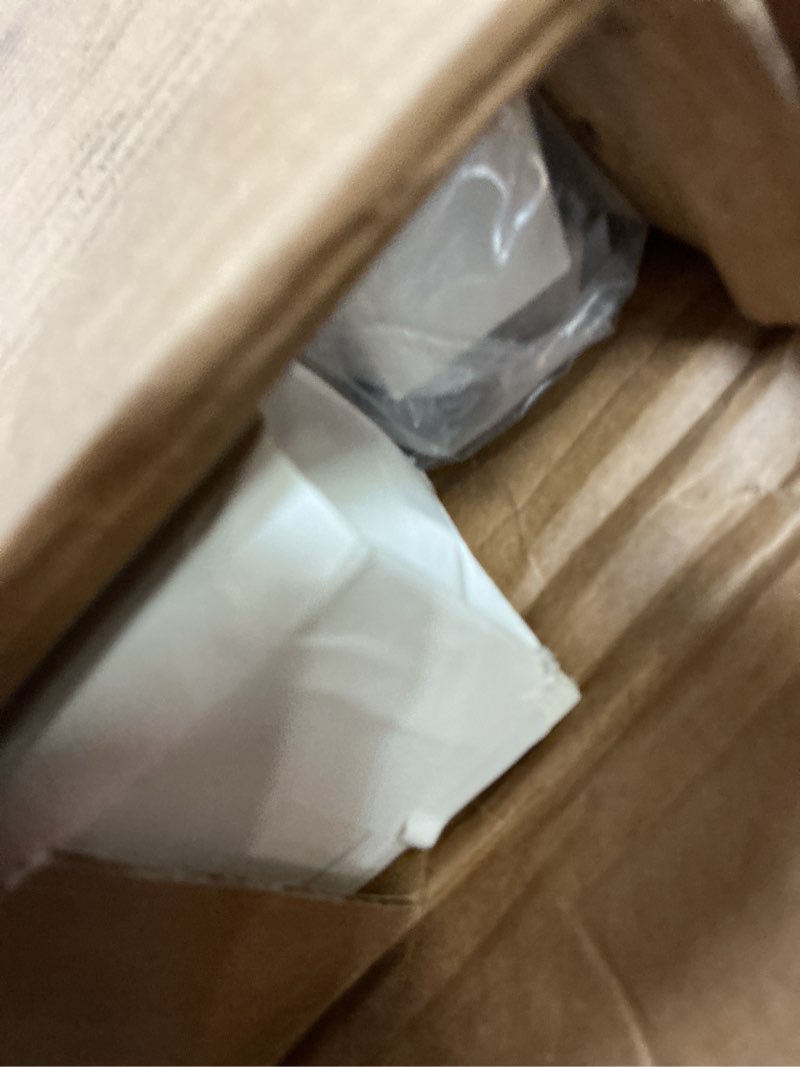 Condition photo showing New/Like New for lazblinds no tools no drill cordless 1" vinyl mini blinds, 100% blackout blinds for indoor windows, room darkening privacy window blinds and shades for interior, 48" w x 48" h, white white 48" w x 48" h