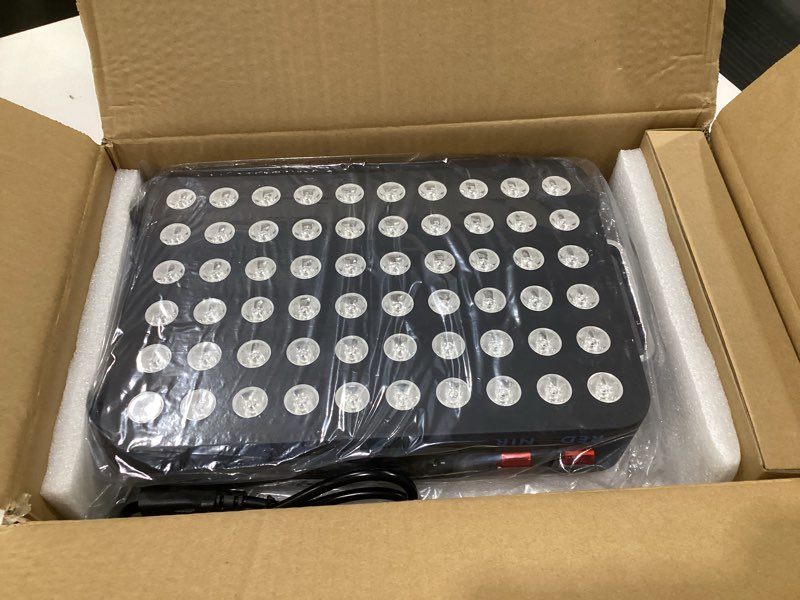 Condition photo showing Good Condition for Red Light Therapy Device?Full-Body Light Therapy Panels with 60pcs Dual Chips LEDs?660nm and 850nm Red and Near Infrared ?Therapy for Body Relief?Skin Health