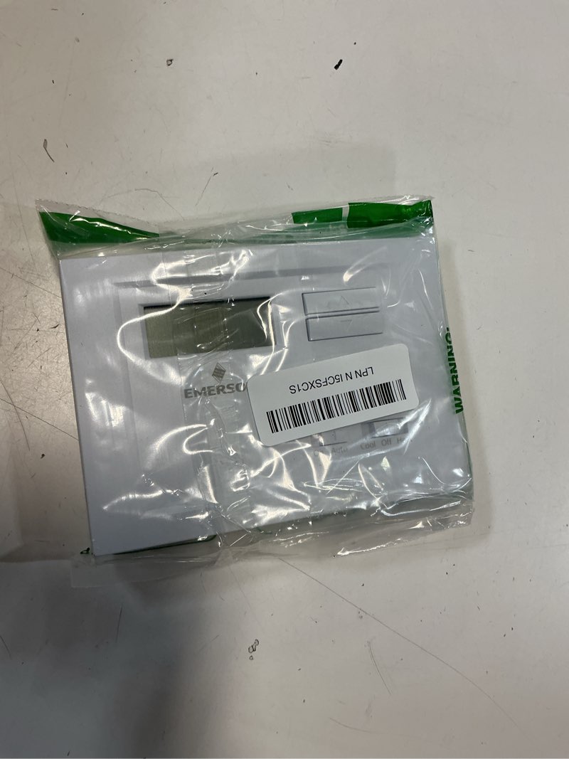 Condition photo showing As Is for Emerson NP110 Non-Programmable Single Stage Thermostat