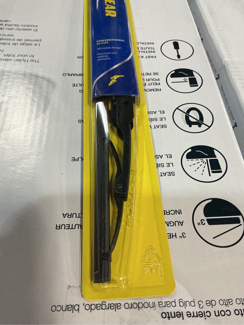 Condition photo showing New/Like New for Goodyear Reveal 12" Conventional Windshield Wiper Blade, Rust-Resistant Replacement Wiper Blade with Universal Adaptor, Pack of 1
