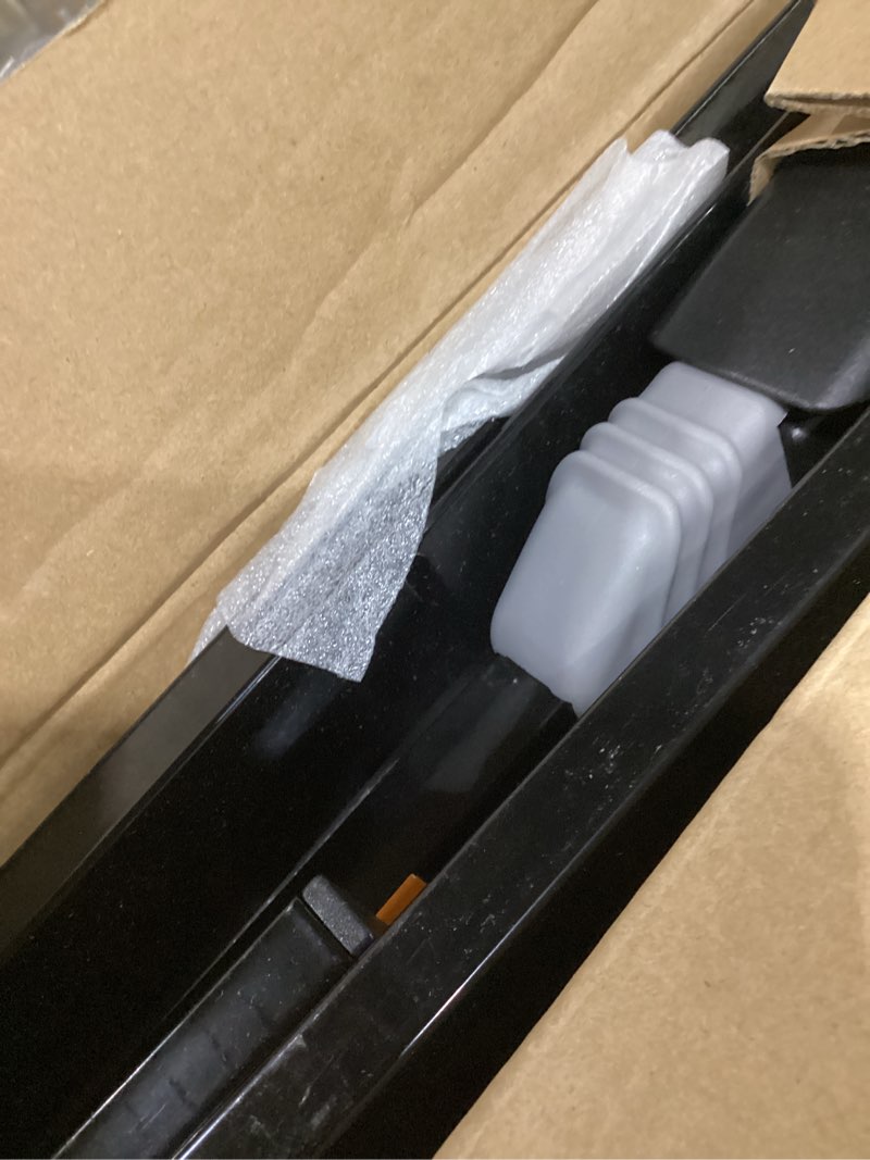 Condition photo showing As Is for Regalo Easy Step 38.5-Inch Wide Walk Thru Baby Gate, Includes 6-Inch Extension Kit, Pressure Mount Kit, Wall Cups, Black Black 29-38.5"W x 30"H