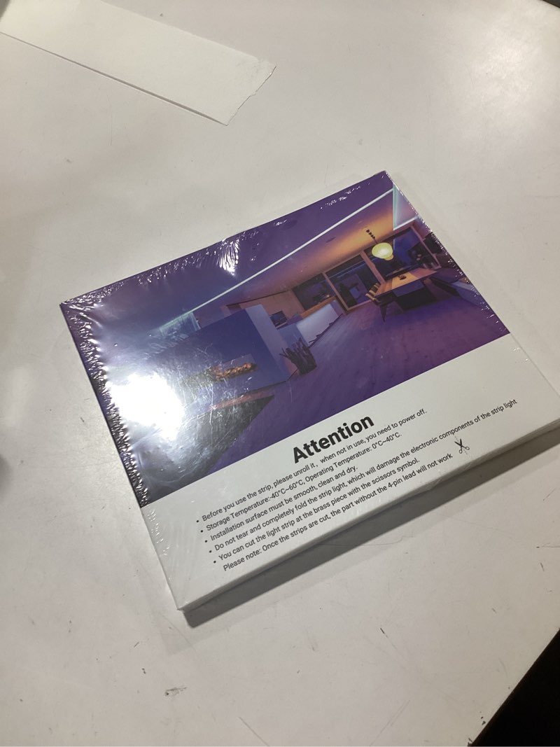 Condition photo showing Good Condition for DAYBETTER Led Strip Lights 200 ft (4 Rolls of 50 ft) Ultra Long Smart Light Strips with App Voice Control Remote, RGB Music Sync Color Changing Lights for Bedroom, Kitchen, Party,Home Decoration 200ft