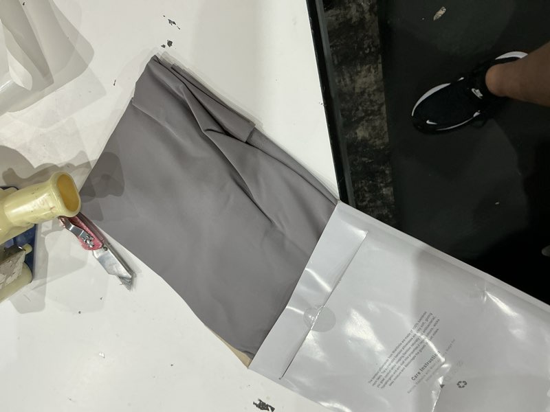 Condition photo showing Good Condition for body cooling pillowcase long pillow case breathable cool silky soft rayon derived from bamboo fabric, hair and skin friendly, dark grey, 1 pack, 20x54in dark grey body(20x54)