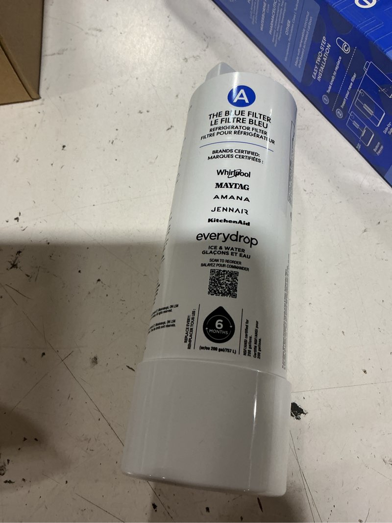 Condition photo showing As Is for everydrop by whirlpool refrigerator water filter a - edrarxd1, single-pack normal