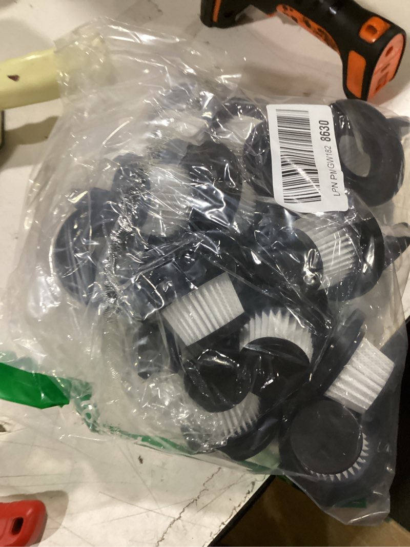 Condition photo showing As Is for vacuum filters replacement: for vacuum cleaner as seen on tv, washable hepa filter for compact cordless vacuum, high efficiency filters for vac (18 pack)