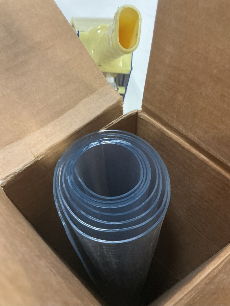 ZPAI Area Floor Mat for Under High Chair, 4'×6' Transparent No Slip Waterproof Vinyl Area Rug for Ho