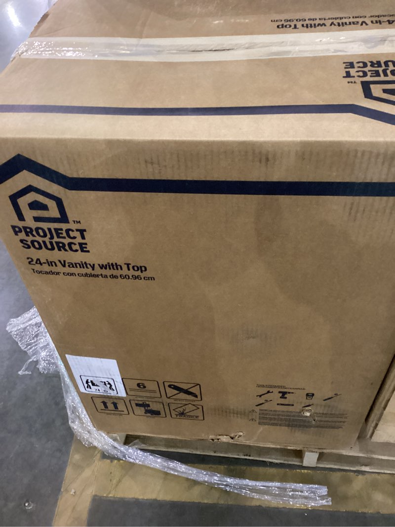 24in vanity with top