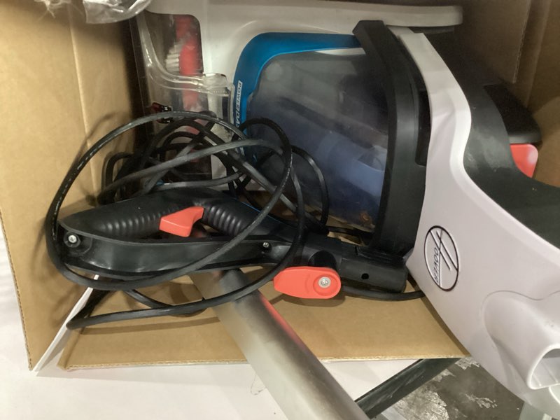 Condition photo showing As Is for Hoover PowerDash Pet Compact Carpet Cleaner Machine, Lightweight Carpet Shampooer Machine, Pair with a Hoover Cleaner Solution for a Bright, Refreshed Home PowerDash Pet & Paws and Claws Pods,USED