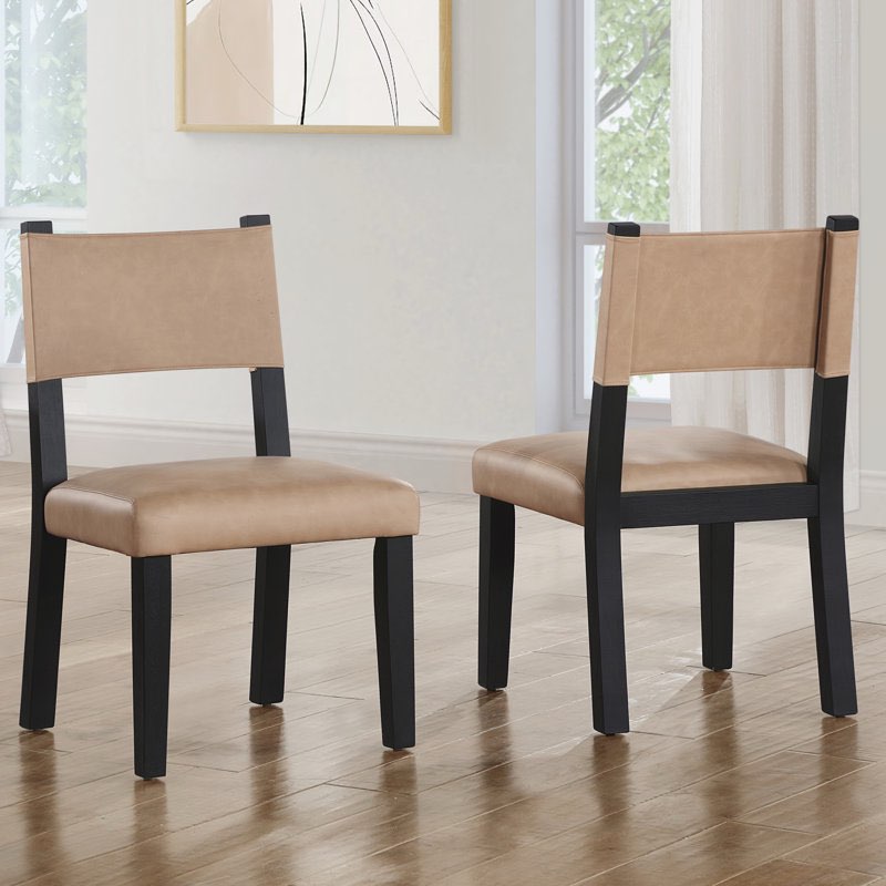 rickye upholstered back side chair dining chair