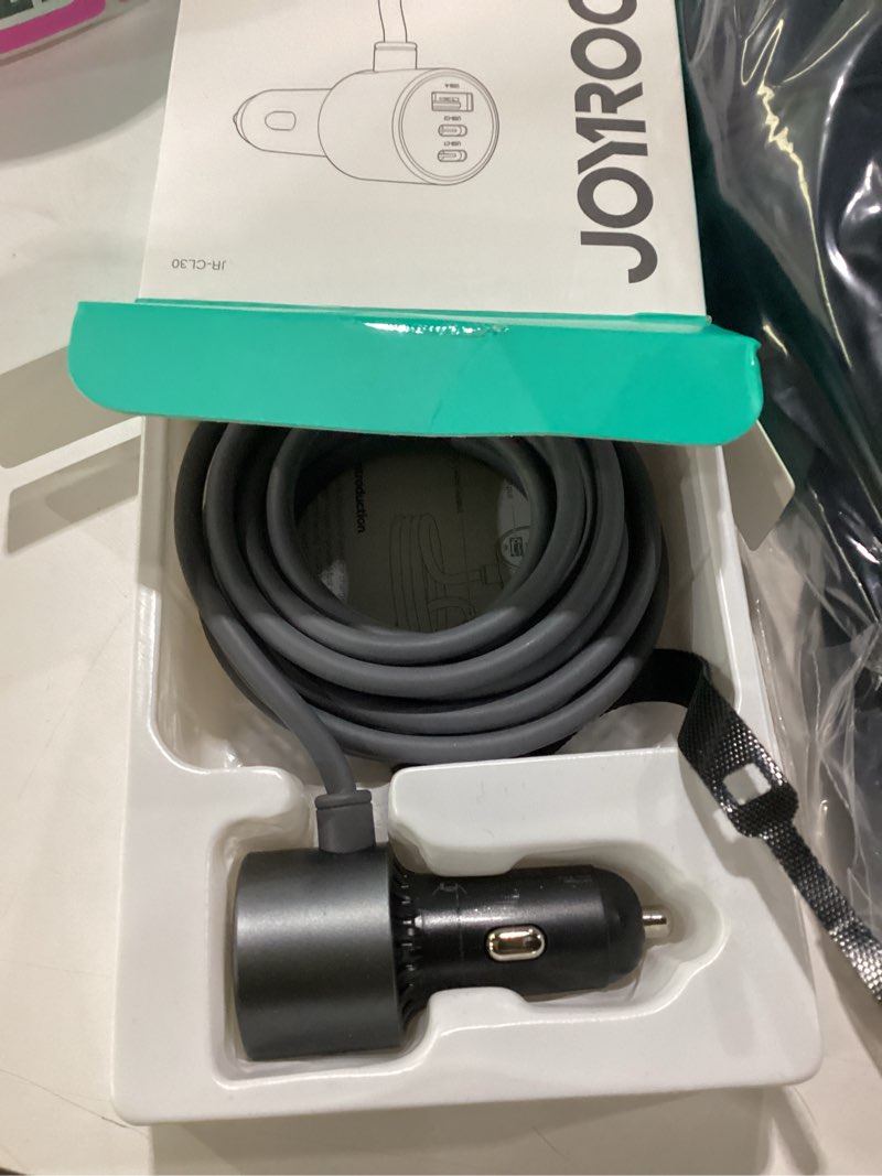 Condition photo showing As Is for starlink mini car adapter, 10ft starlink mini cable car charger, 12v-24v cigarette lighter adapter [stable power chip & 18awg waterproof cable] dual pd 45w + usb a 30w ports for cars, trucks, rvs black 10ft