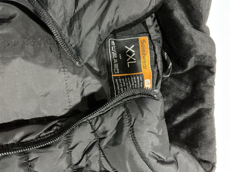 Condition photo showing As Is for Heated Vest for Men, 9 Heating Zones 12000mAh Battery Pack, Rechargeable Vest Outdoor Hunt Camping Cycling Ski XX-Large