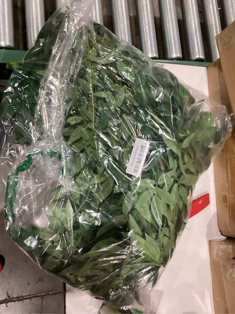 Condition photo showing Good Condition for Ling's moment Artificial Plants Italian Ruccus Branches,4Pcs 12" Tall Fake Greenery Filler Decor w/Stems, Realistic Texture Hanging Plant Decor for Wedding Bouquets/Table Centerpieces, Room/Office