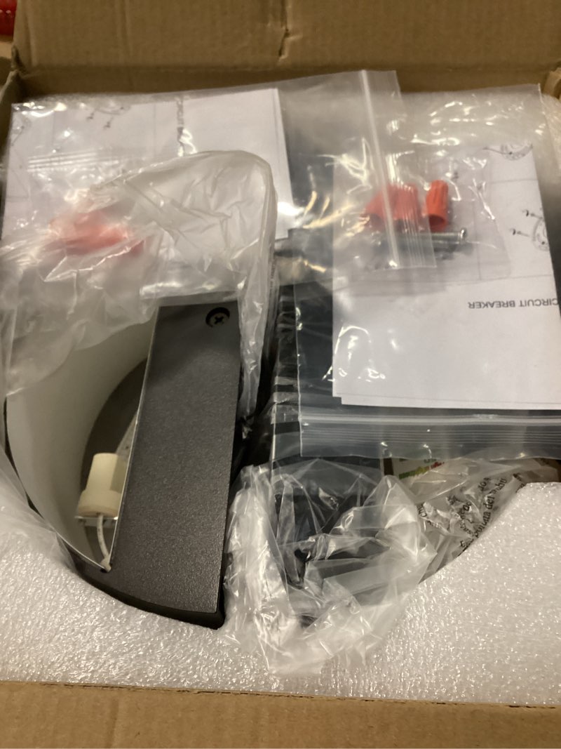Condition photo showing Good Condition for blueye 2packs 10000mah battery operated wall sconce,remote control, 2700k-6000k,cast aluminum,rechargeable,50w equivalent lamp,no flicker,600lumens,dimmable,black,set of two for non-hardwired 8-inch black