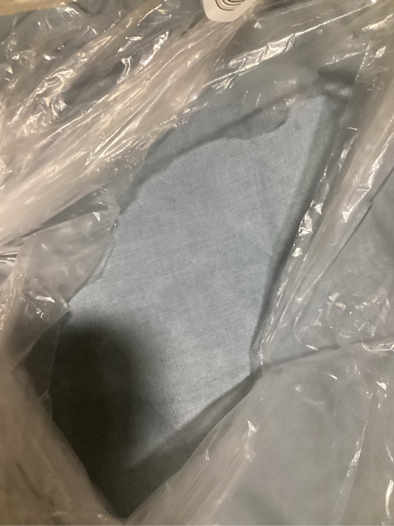 Condition photo showing Good Condition for european linen room darkening curtain, 48x84, chambray