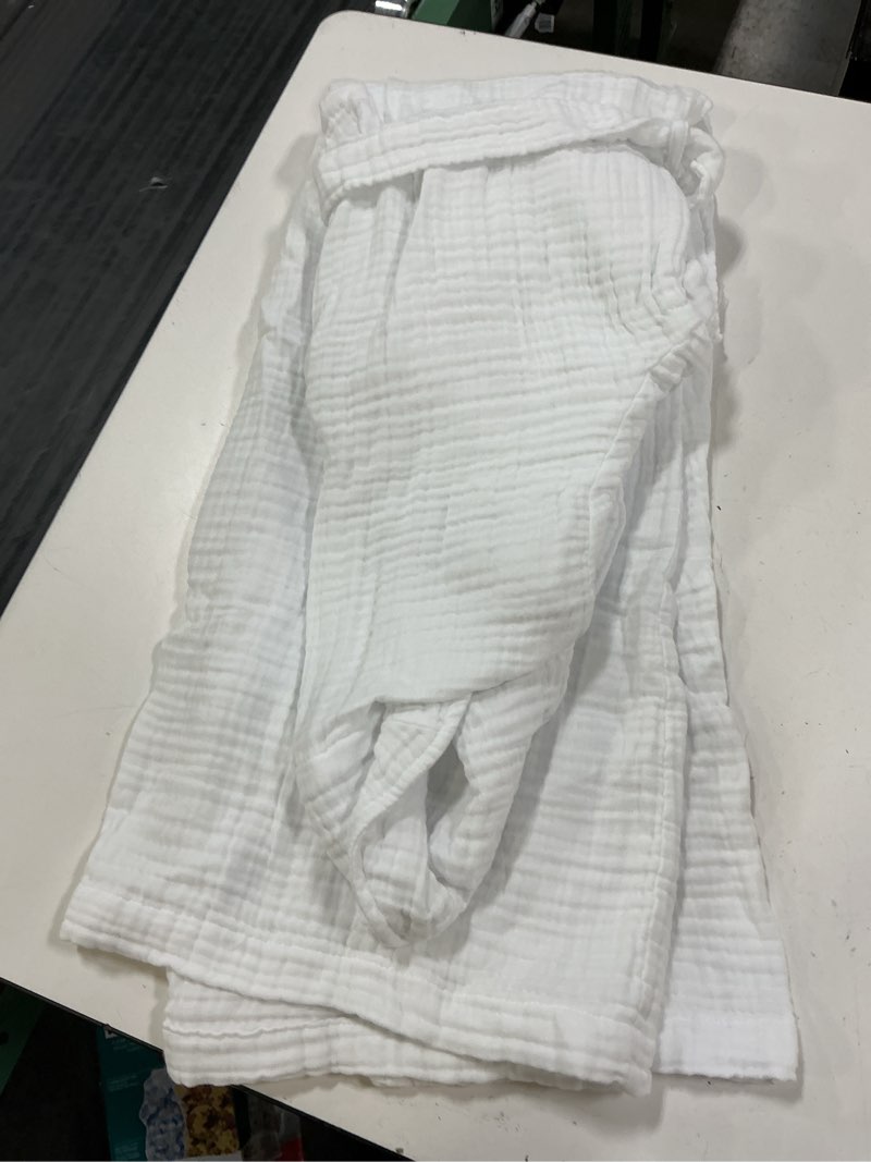 Condition photo showing Good Condition for soft layered turkish cotton robe, s, white