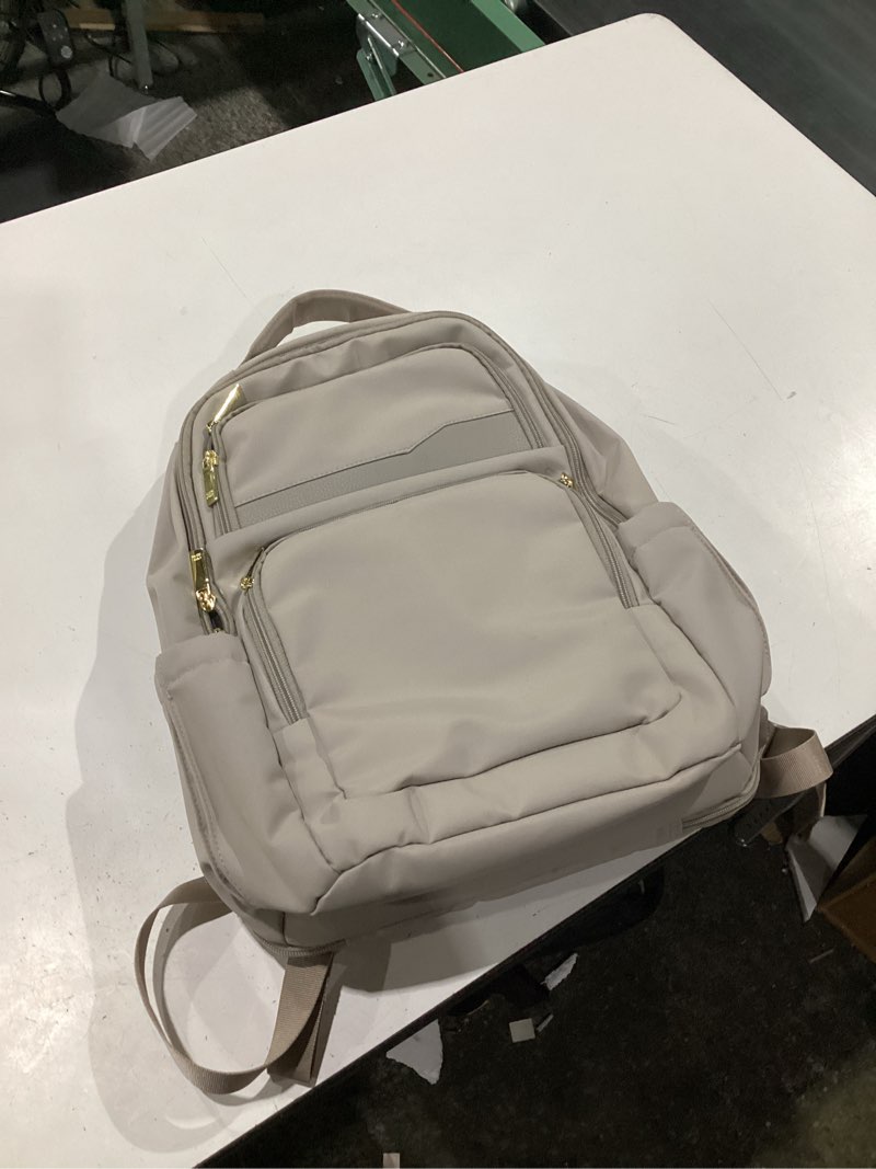 Condition photo showing Good Condition for signature day trip backpack taupe - open story: 24l water-resistant laptop bag