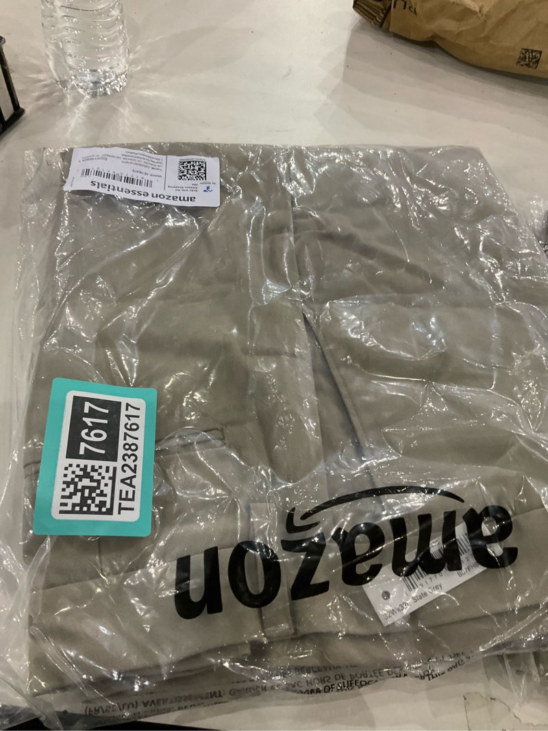 Condition photo showing New/Like New for Amazon Essentials Men's Straight-Fit Wrinkle-Resistant Flat-Front Chino 32W x 32L Khaki Beige