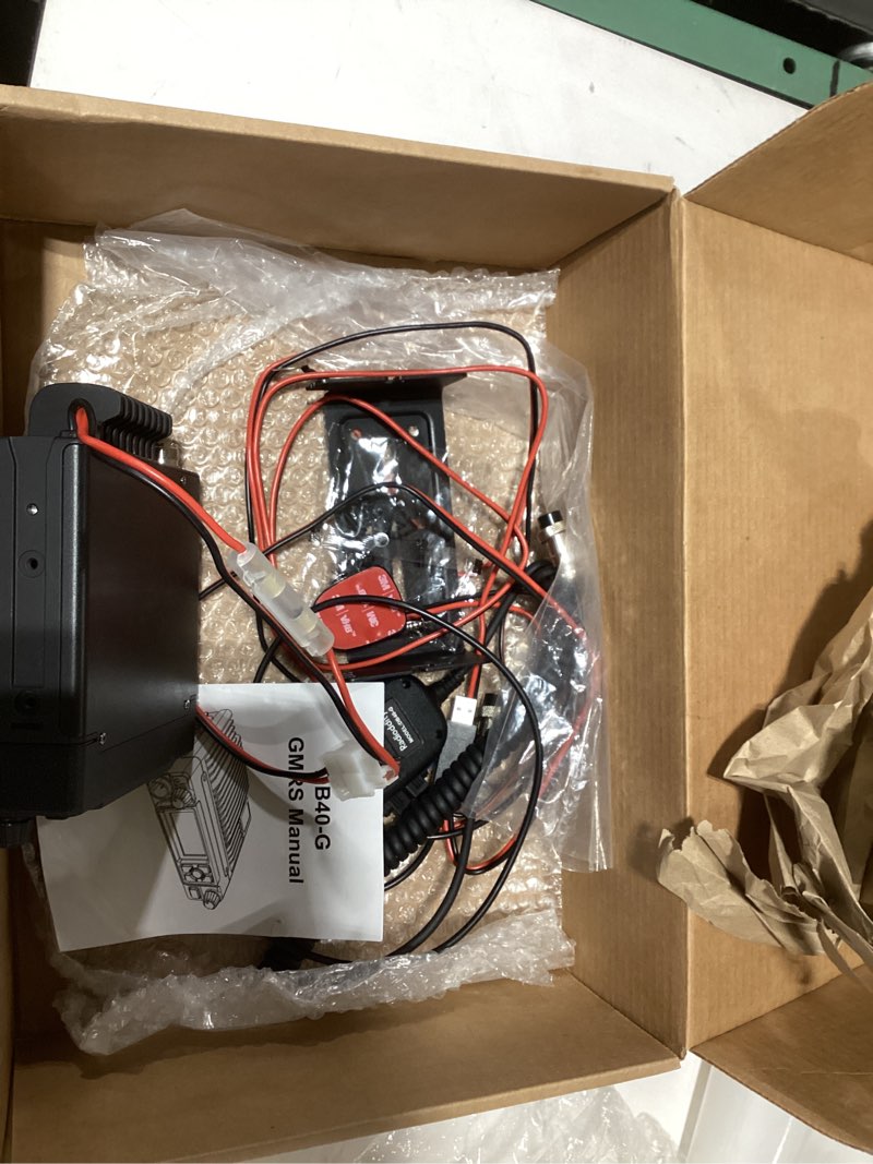 Condition photo showing As Is for Radioddity DB40-G GMRS Mobile Radio, 40W Long Range Repeater-Capable Two Way Radio with Dual Display, VOX, 169 Channels, UHF RX, for Off-Road, Vehicle Communication