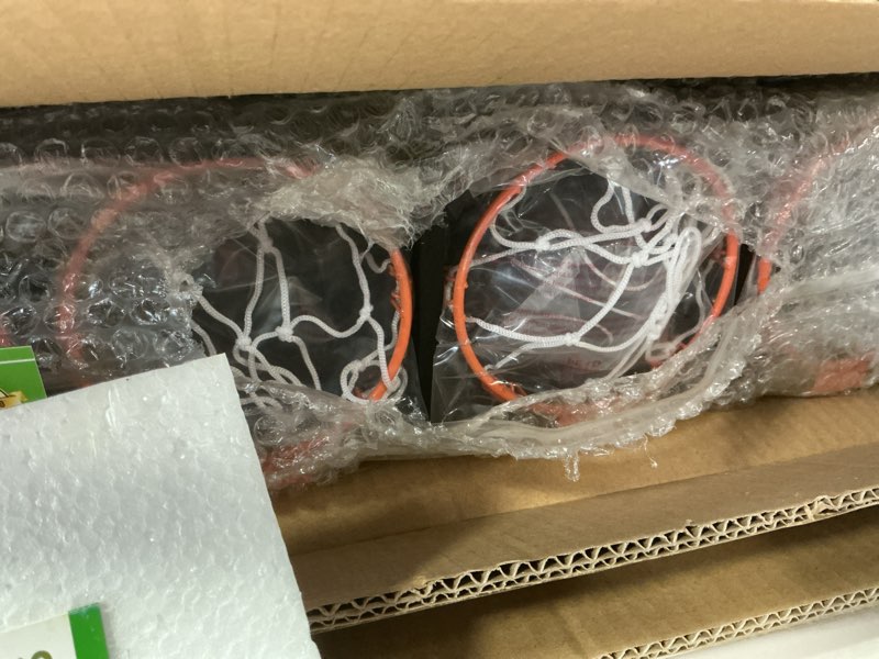 Condition photo showing Good Condition for swooc games - low post lineup™ | wall mounted giant basketball 4 in a row w/ 5+ games | basketball hoop for room wall games | game room games | mini basketball hoop indoor connect | four in a row game
