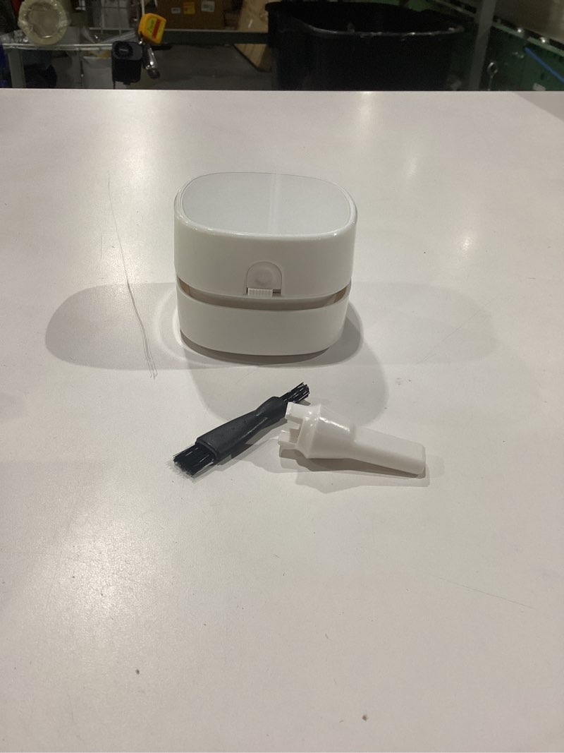 Condition photo showing Good Condition for odistar desktop vacuum cleaner, mini table dust sweeper energy saving,high endurance up to 90 mins,cordless&360º rotatable design for keyboard/home/school/office(white aa battery)