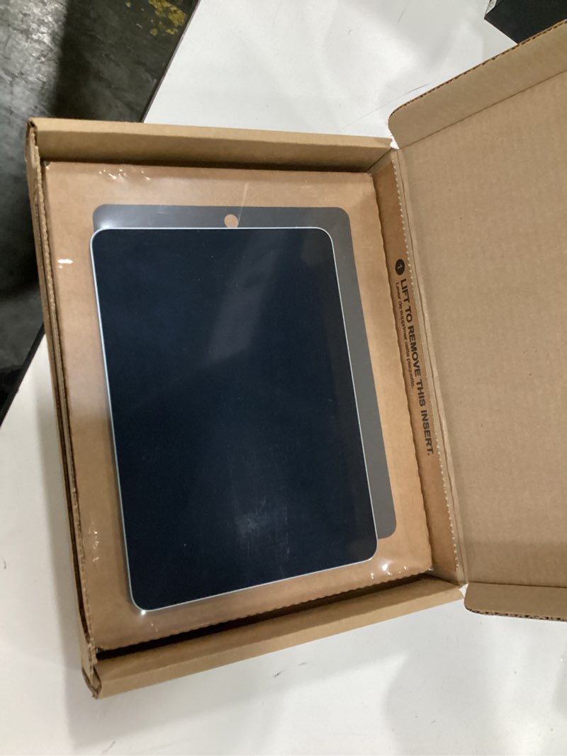 Condition photo showing Good Condition for apple ipad air 11-inch with m3 chip built for apple intelligence, liquid retina display, 128gb, 12mp front/back camera, wi-fi 6e, touch id, all-day battery life — blue wi-fi 128gb blue without applecare+